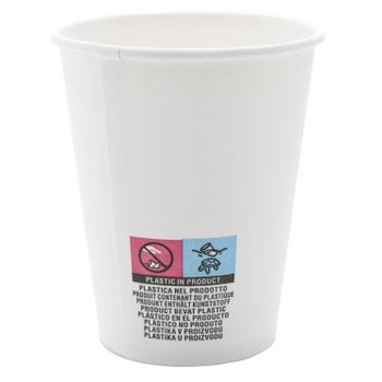 Copos Papel 207ml 7oz Branco 100un