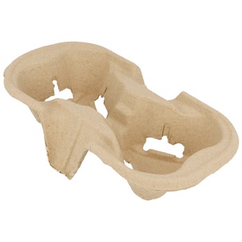 Bandeja Cartão "To Go" 21x10,5cm 2 Copos 100un