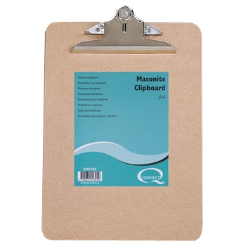 Prancheta Madeira A4 com Mola Metálica