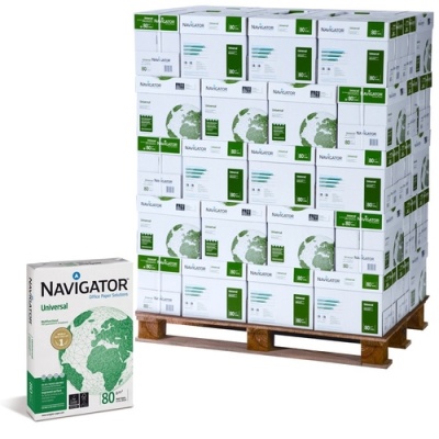 60 Caixas de Papel Fotocopia Navigator 80grs 5x500 Folhas ( 19,99€ Caixa - Oferta de Portes Para Todo Território Continental)