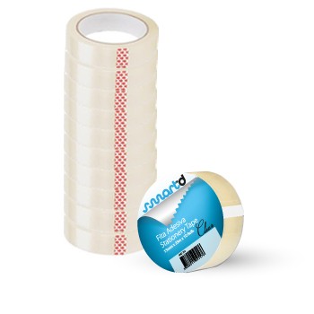 Fita Adesiva 15mmx33mt Clear Pack 10un