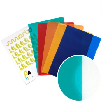 Bolsa Plastico em L A4 Translucido (90microns) Pack 100