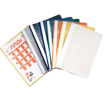 Classificador Plástico PP Capa Transparente Pack 20 un