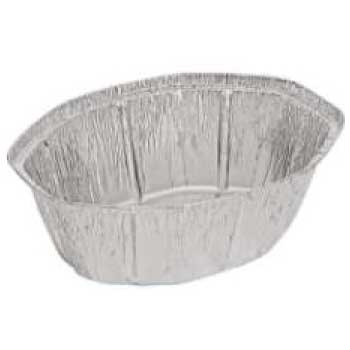 Embalagem Alumínio Oval 2600 Tampa Incluída Pack 100un