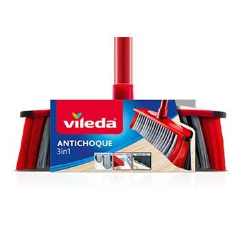 Vassoura Antichoque Vileda 3 EM 1 - 1un