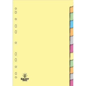 Separadores A4 Cartolina 12un