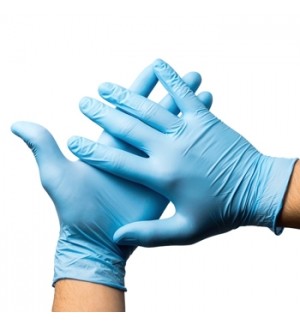 Luvas Nitrilo s / Po Tamanho S Azul 100un