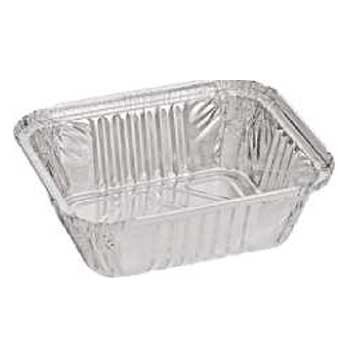 Embalagem Alumínio Retangular Com Tampa Incluída P500 Pack100un