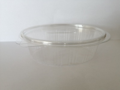 Embalagem salada oval 250cc (PET)  - pack 100