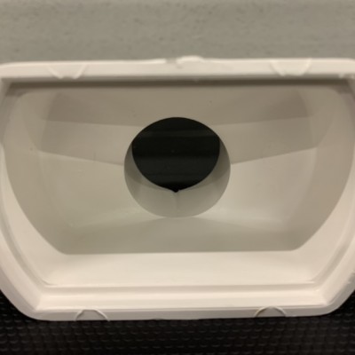 Topo com Descarga para Perfil Produção (80mm)