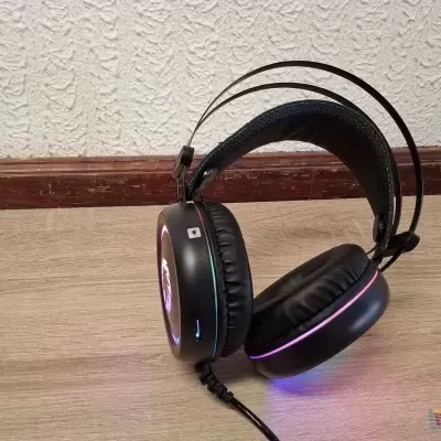 Headset Gaming RGB 7.1 Gamemax Pro Gaming HG3600 USB Preto