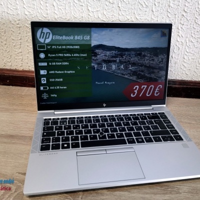 Computador portátil HP EliteBook 845 G8 AMD Ryzen 5 PRO SSD 256GB 16GB RAM Windows 11 PRO