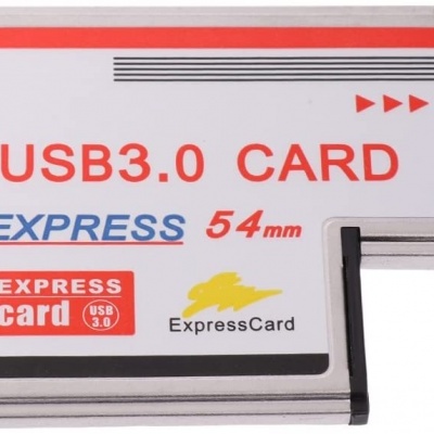 Placa Express Card 2 portas USB 3.0 54mm