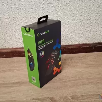 Rato Gaming RGB Gamemax MG8 7200DPI 6 Botões Preto