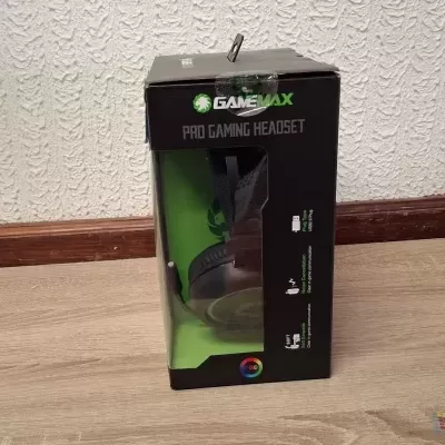 Headset Gaming RGB 7.1 Gamemax Pro Gaming HG3600 USB Preto