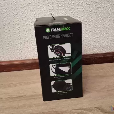 Headset Gaming RGB 7.1 Gamemax Pro Gaming HG3600 USB Preto