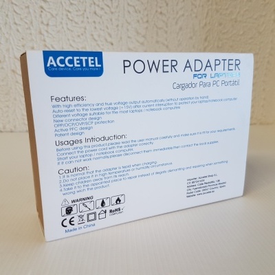 Carregador Accetel PCA-120 45W Compatível com MacBook