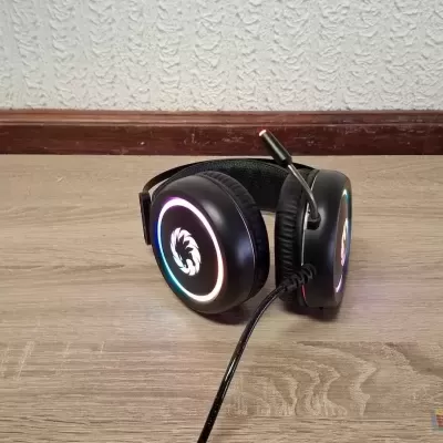 Headset Gaming RGB 7.1 Gamemax Pro Gaming HG3600 USB Preto