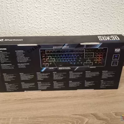 Teclado Gaming Mecânico Switch RED Sharkoon Skiller SGK30 QUERTY USB