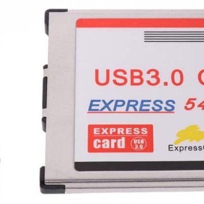 Placa Express Card 2 portas USB 3.0 54mm