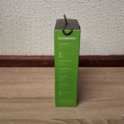 Rato Gaming RGB Gamemax MG8 7200DPI 6 Botões Preto