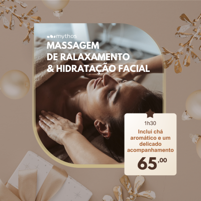 Massagem de Relaxamento + Hidratação de Facial