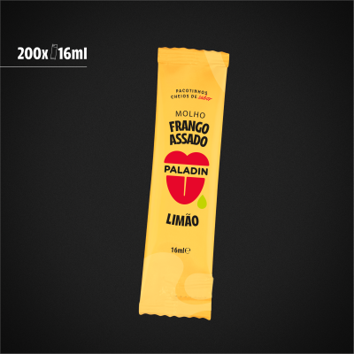 MOLHO PARA FRANGO ASSADO LIMÃO EM SAQUETAS 200x16ml