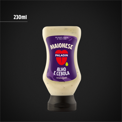MAIONESE DE ALHO COM CEBOLA CARAMELIZADA 230ml