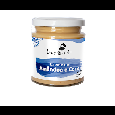 CREME DE AMÊNDOA E COCO BIOMIT 230g