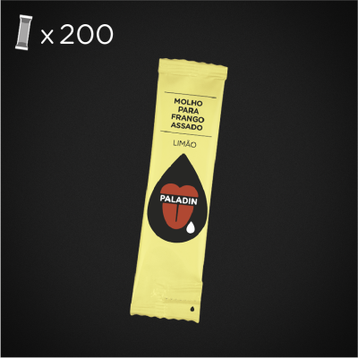 MOLHO PARA FRANGO ASSADO LIMÃO EM SAQUETAS 200x16ml