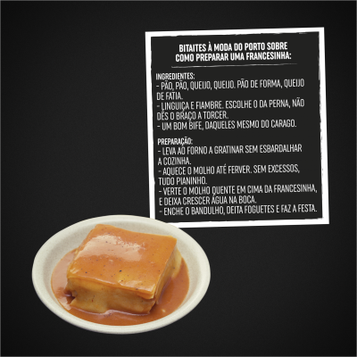 MOLHO FRANCESINHA COM PIRI-PIRI SACANA 500g
