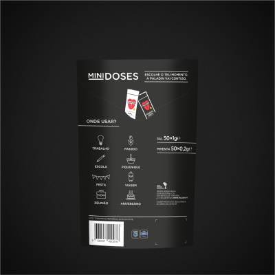 PACK 100 SAQUETAS DE SAL & PIMENTA