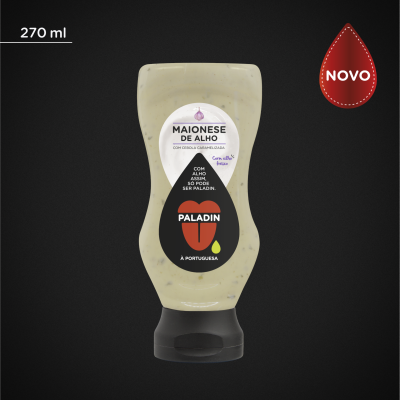 MAIONESE DE ALHO COM CEBOLA CARAMELIZADA 270ml