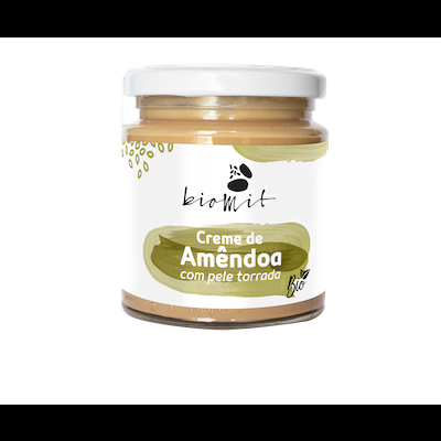 CREME DE AMÊNDOA COM PELE TORRADA BIOMIT 230g