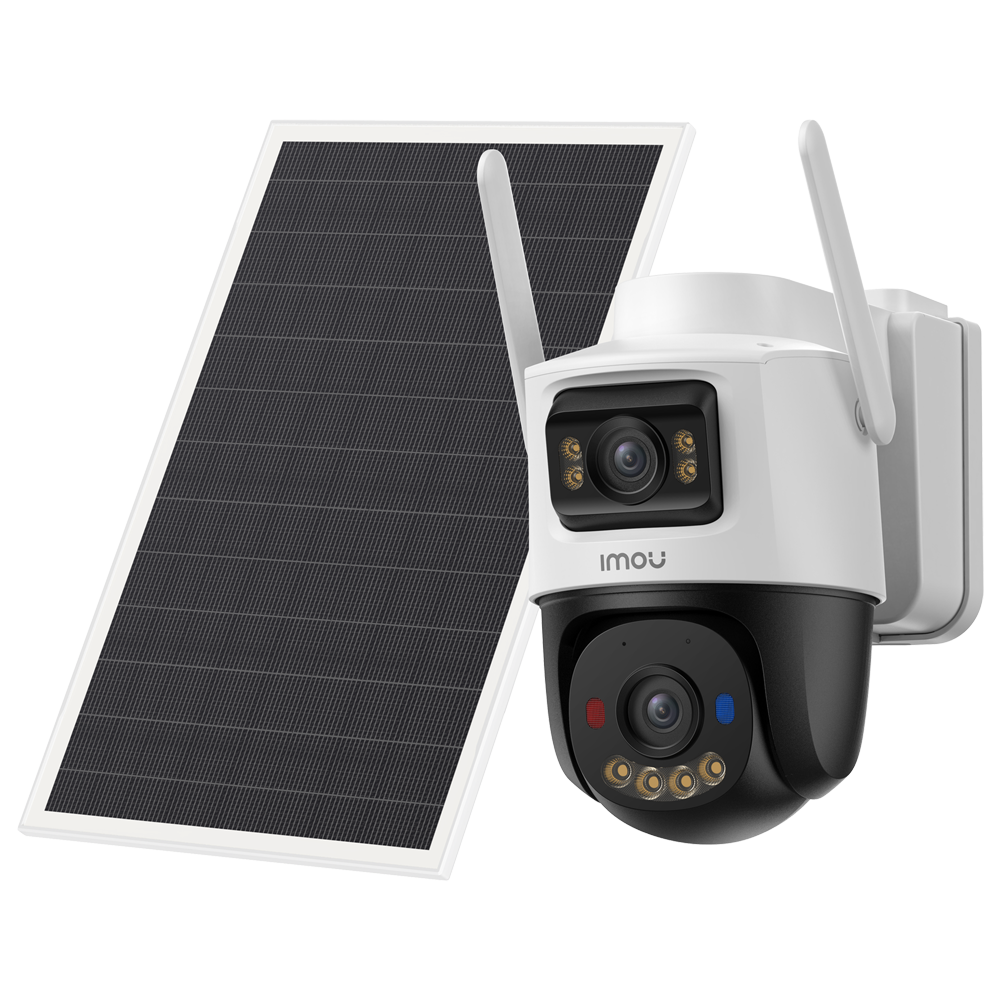 Kit Câmara Dupla 10MP (5+5) Imou Cruiser Dual + Painel Solar Kit Câmara Dupla 10MP (5+5) Imou Cruiser Dual + Painel Solar