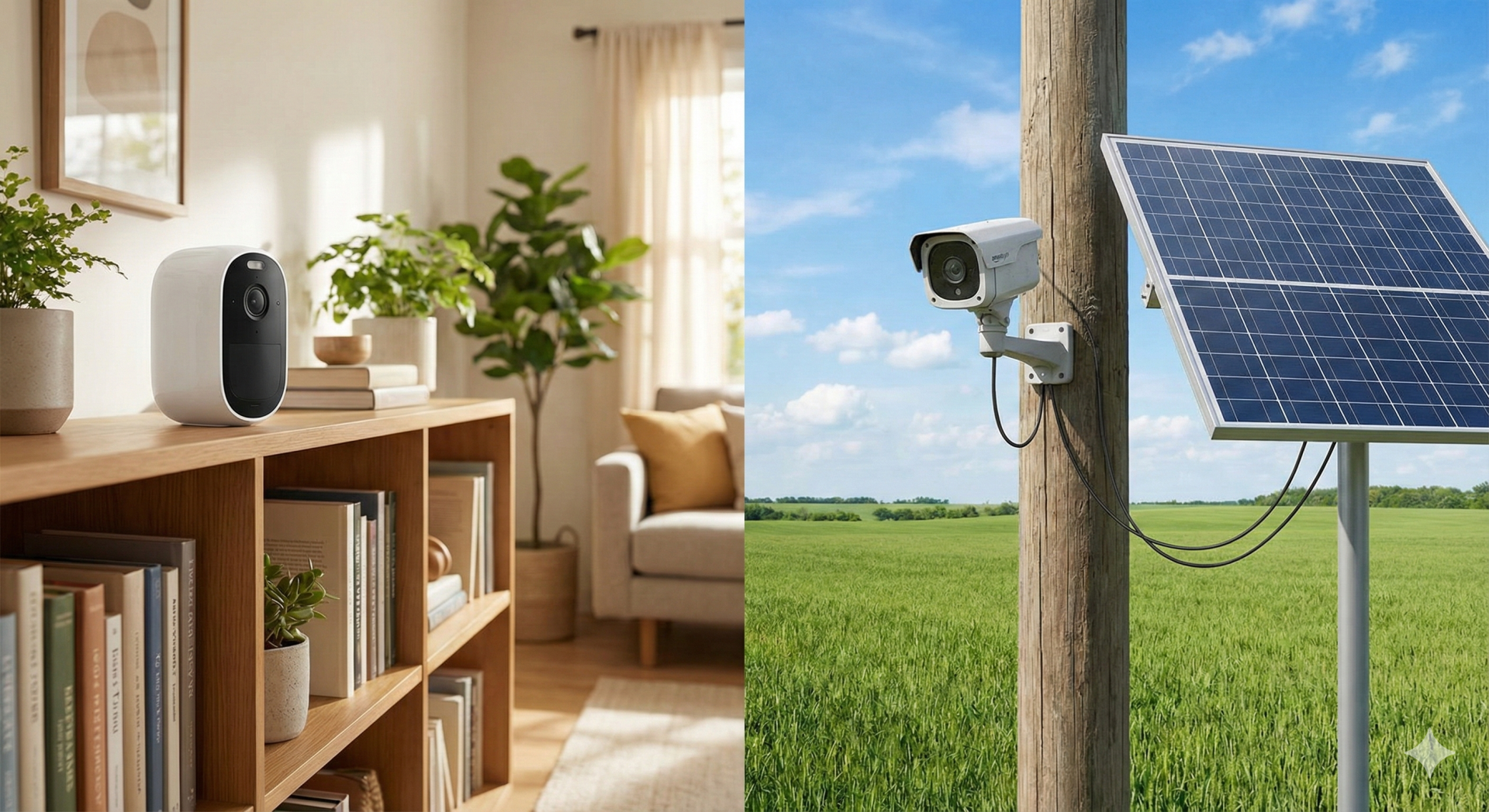 Câmaras sem Cabos? O Guia Definitivo para Câmaras a Bateria e Solares