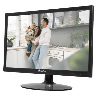 Monitor LED Safire SF-MNT22-FHD-V2 22" Full HD para Videovigilância
