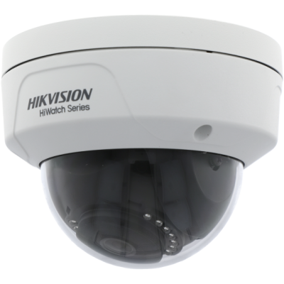 Sistema de Videovigilância com fios (PoE), 2 Câmaras Mini-Dome com 2 mpx da Hikvision