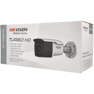 Câmara com fios (Coaxial) Bullet 8mpx 2.7mm 70m  - Hikvision HWT-B381-Z