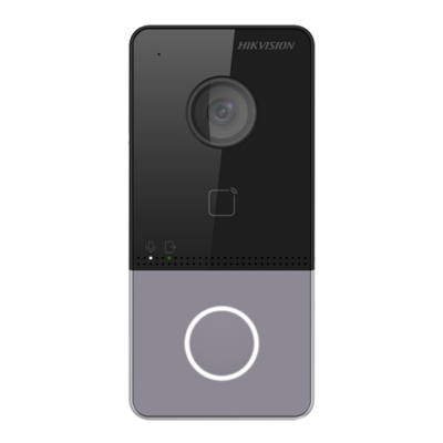 Placa de Videoporteiro Hikvision DS-KV6113-WPE1(C) (IP 2 MP, MF, Wi-Fi P2P)