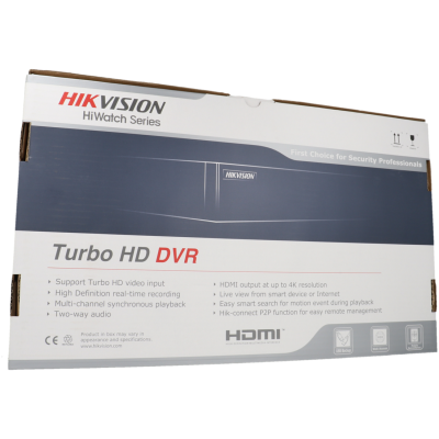 Gravador 5 em 1 (hd-cvi, hd-tvi, ahd, analógico e ip) HIKVISION de 16 canais e de resoluçao máxima