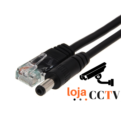 Power Over Ethernet (PoE) Splitter - RJ45 + 12 VDC-lojaCCTV LC-POE-SPLITTER-12V-lojaCCTV LC-POE-SPLITTER-12V