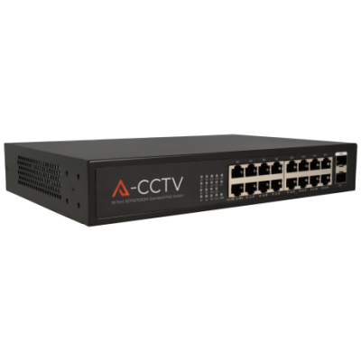 Switch 26 portas com 24 portas PoE-A-CCTV A-SWITCH-2624POE-250-A-CCTV A-SWITCH-2624POE-250