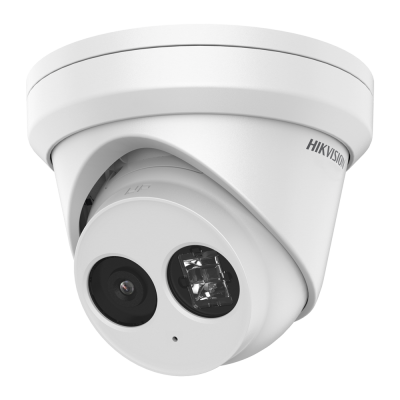 Sistema de Videovigilância com fios (IP) e Switch PoE, 8 Câmaras Turret com 8 mpx da Hikvision Sistema de Videovigilância com fios (IP) e Switch PoE, 8 Câmaras Turret com 8 mpx da Hikvision