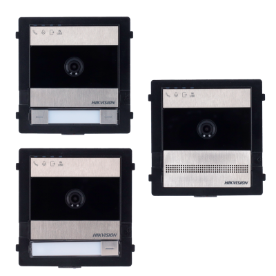 Placa Exterior 2 Fios HD Hikvision DS-KD7003EY-IME2