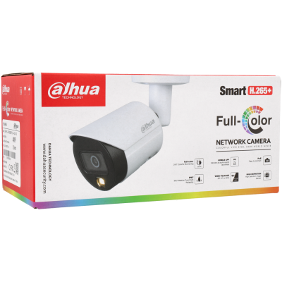 Câmara com fios (PoE) Bullet Branca 2mpx 2.8mm  - Dahua IPC-HFW2239S-SA-LED-S2