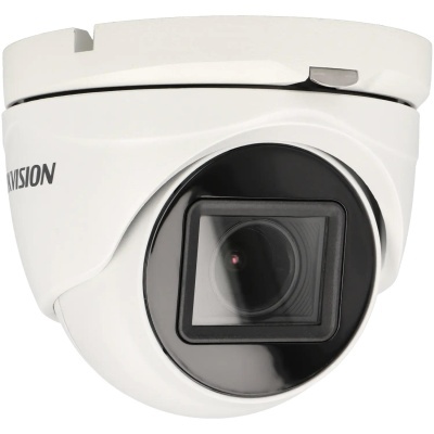 Câmara com fios (Coaxial) Turret Branca 5mpx 2.7mm 40m IP67 - Hikvision DS-2CE79H0T-IT3ZF