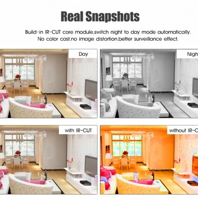 Câmara vigilância Wi-Fi, 5.0 mpx, JIANSHU