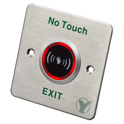 Botão de saída sem contacto Sensor infravermelho com LED indicador Testado 1.000.000 utilizações-ISK-841C
