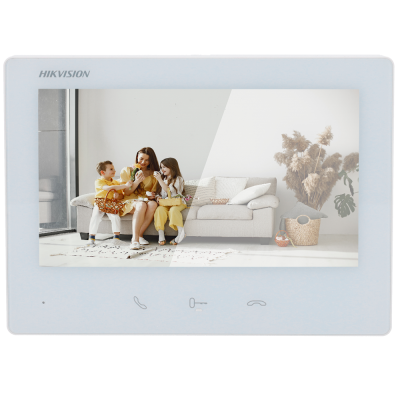 Monitor 2 Fios HD Branco Hikvision DS-KH7300EY-TE2/White